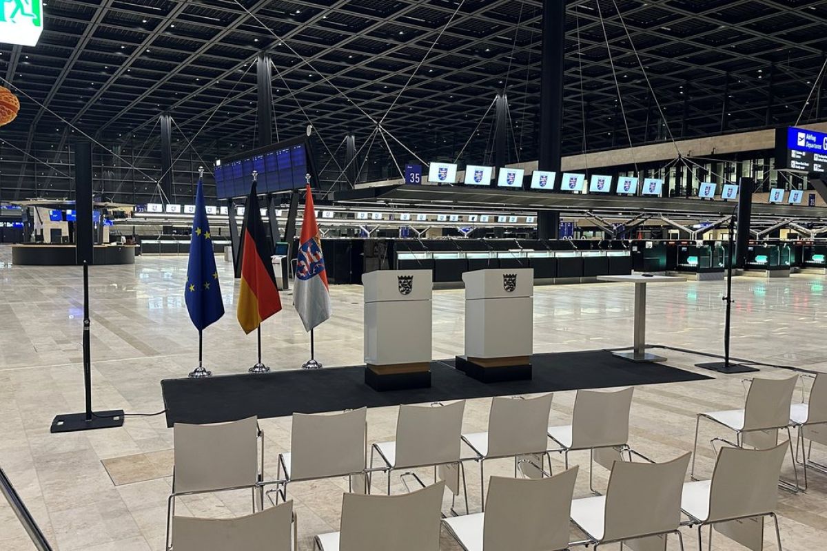 Kabinettssitzung Hessischer Landtag